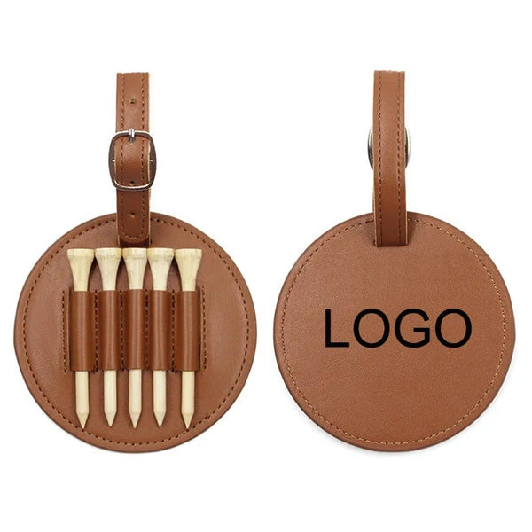 Leather Golf Tee Holder