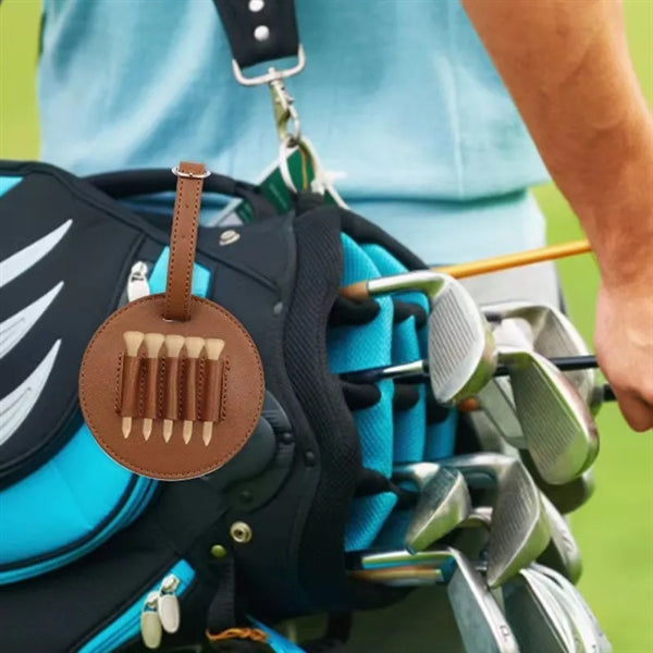 Leather Golf Tee Holder