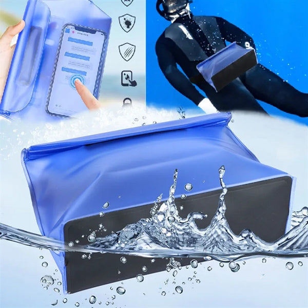 IPX8 rating Adjustable Waist Strap Waterproof Pouch Bag