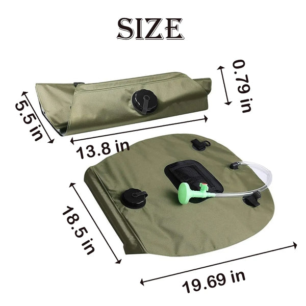 15L Solar Heating Camping Shower Bag