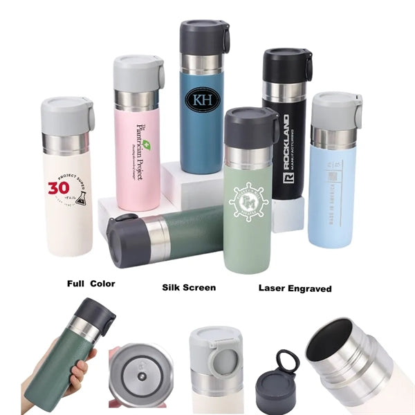 16.9 oz Go Series Slim Vacuum Water Bottle With Handle