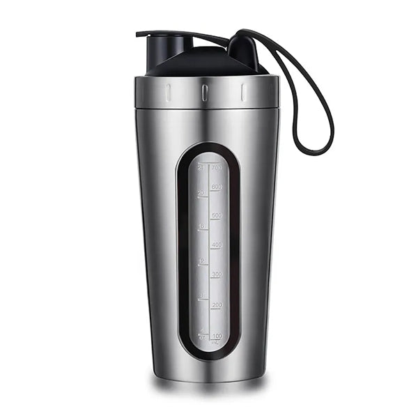24oz Stainless Steel Protein Shaker Bottle