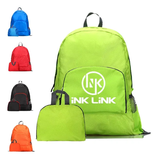 Foldable Diamond Checkered Backpack