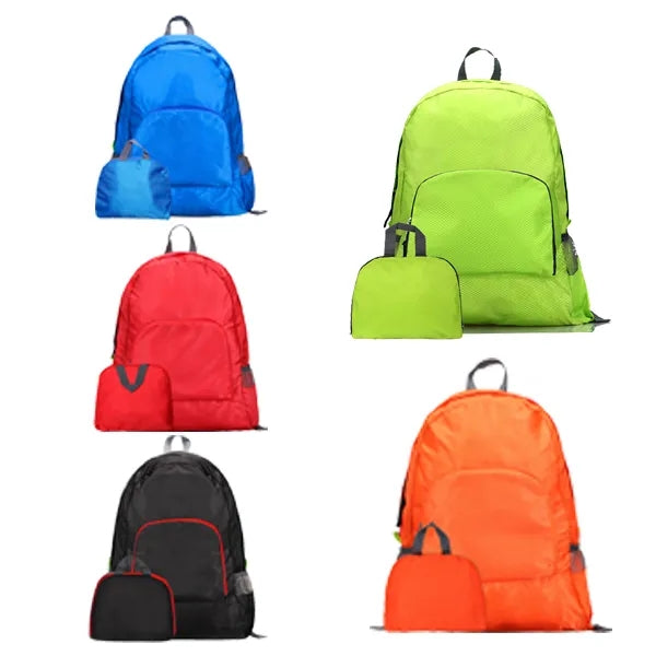 Foldable Diamond Checkered Backpack