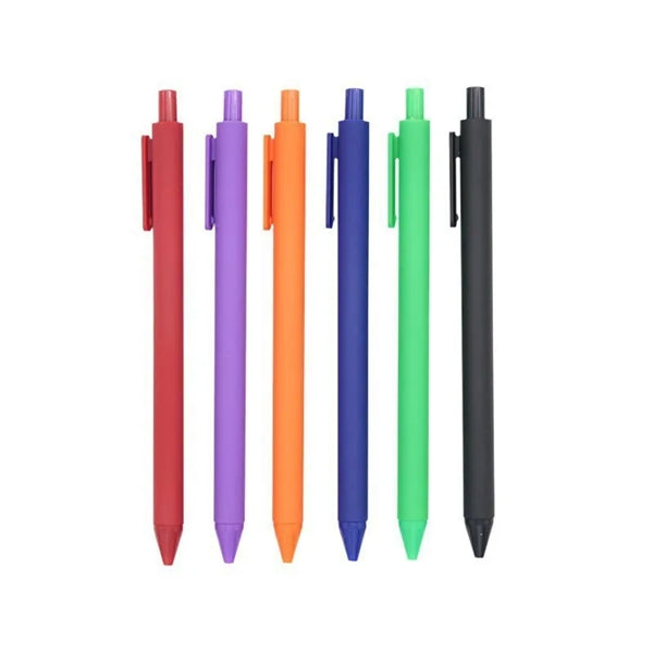 Candy-Colored Plastic Ballpoint Pen with Logo Customization