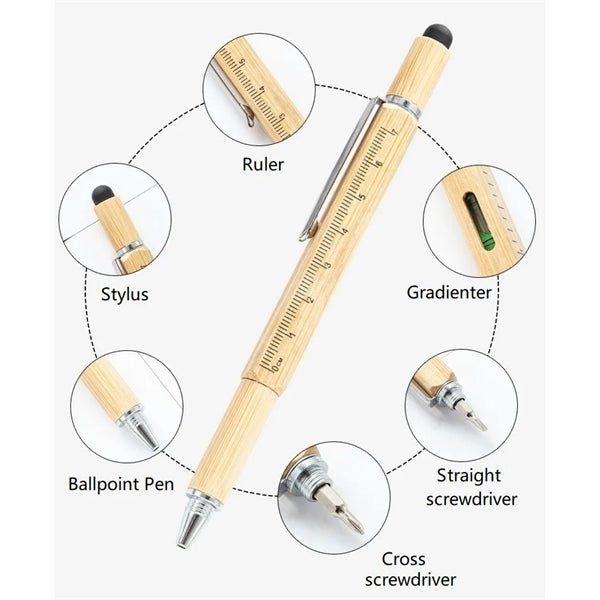 Bamboo Multi Function Pen