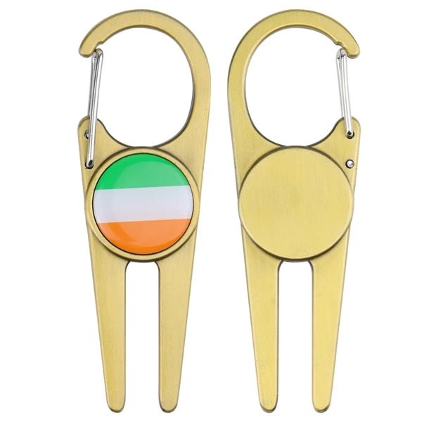 Metal Clip Divot Tool with Ball Marker