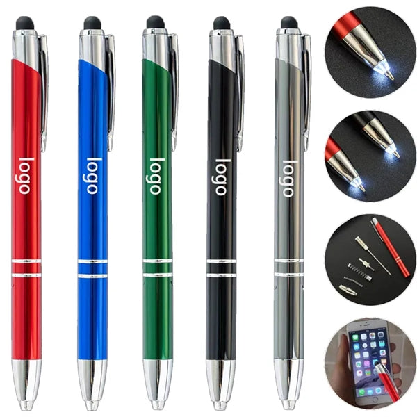 Touch Ballpoint Pen With Led Light