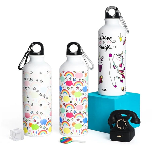 17.5Oz Cool Color Changing Bottle Outdoor Aluminum Tumbler