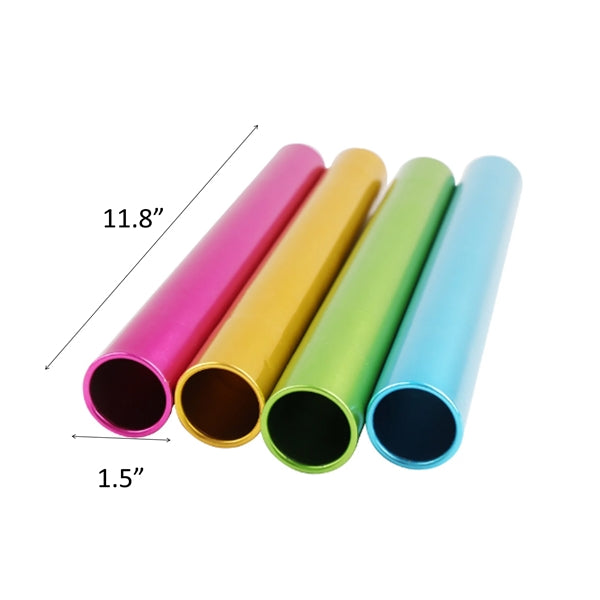 11.8"x 1.5" Aluminum Track Field Relay Batons