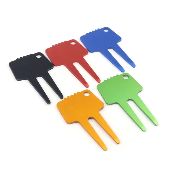 Aluminum Golf Divot Tool Key Chain
