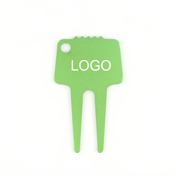 Aluminum Golf Divot Tool Key Chain