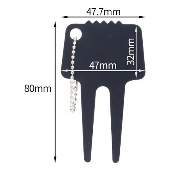 Aluminum Golf Divot Tool Key Chain