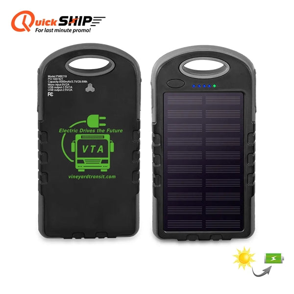 The Usil UL 8000Mah Solar Power Bank