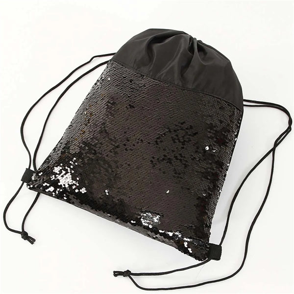 Cool Sequin Drawstring Bag
