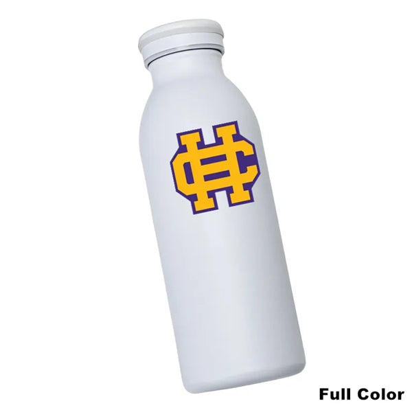 12/16/20 oz Stainless Steel Water Bottle with Screw On Lid