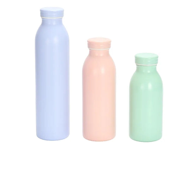 12/16/20 oz Stainless Steel Water Bottle with Screw On Lid