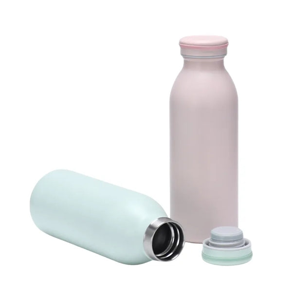 12/16/20 oz Stainless Steel Water Bottle with Screw On Lid