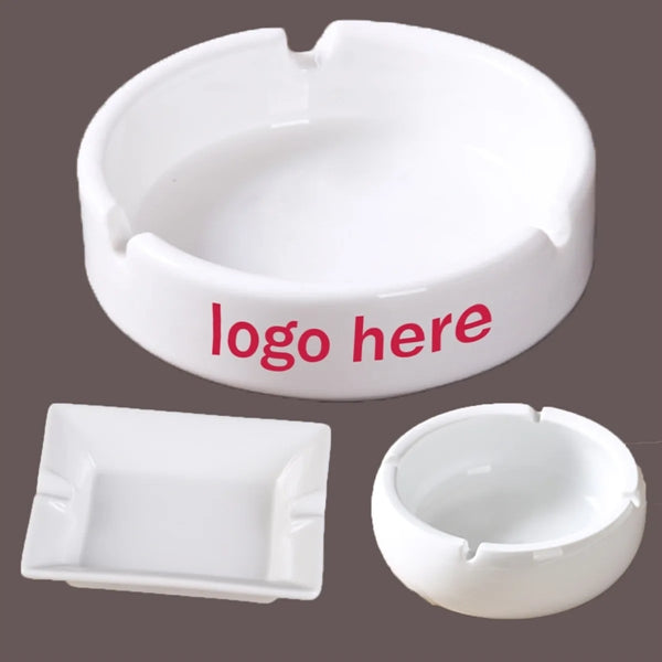 Ceramic Cigarette Ashtray With 3 Slots