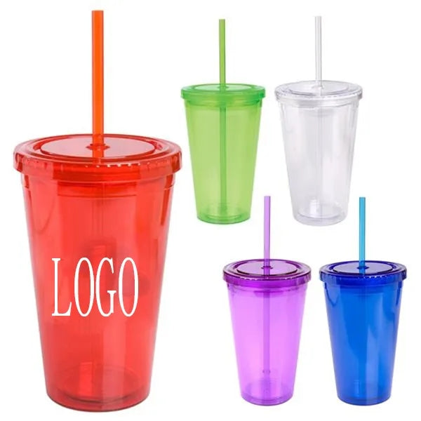 This translucent BPA-free double walled tumbler