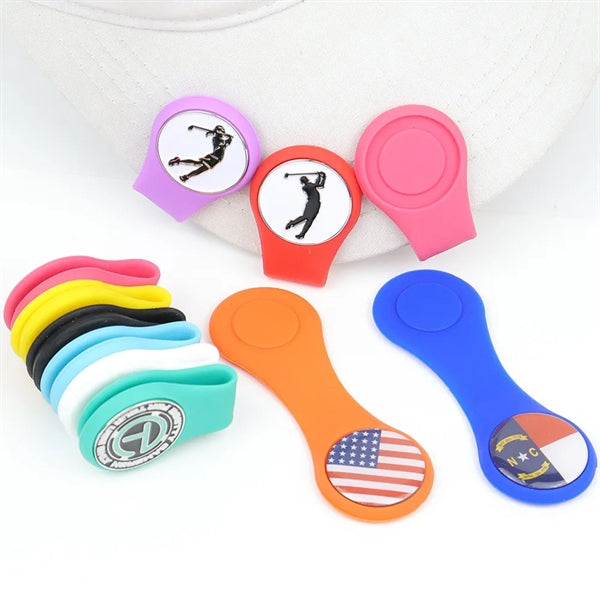 Silicone Golf Hat Clip Marker