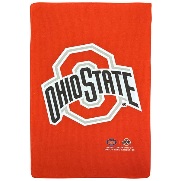 Sublimated 100% Polyester, Terry Microfiber, Serged Towel