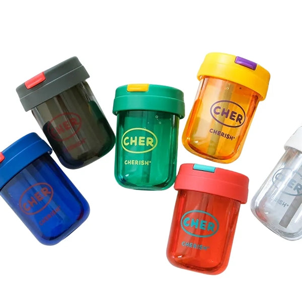 10 oz Leakproof Kids Sports Water Bottle Plastic Tumbler