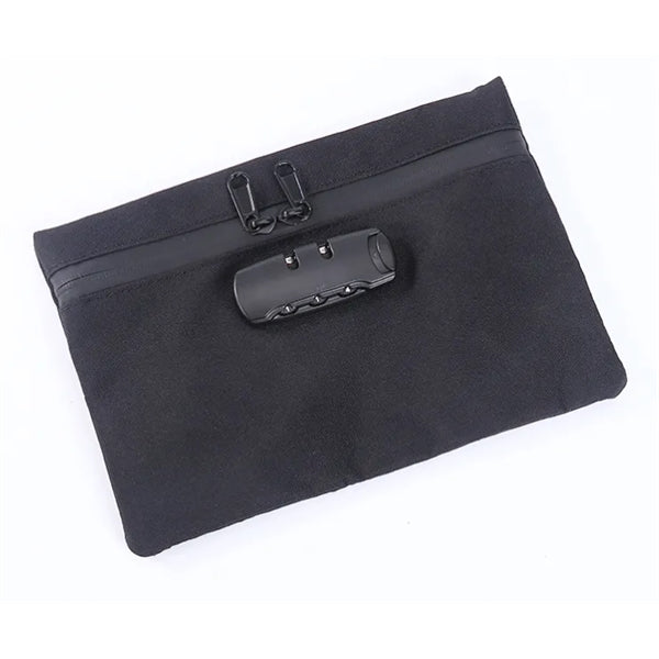 Combination lock Oxford file bag