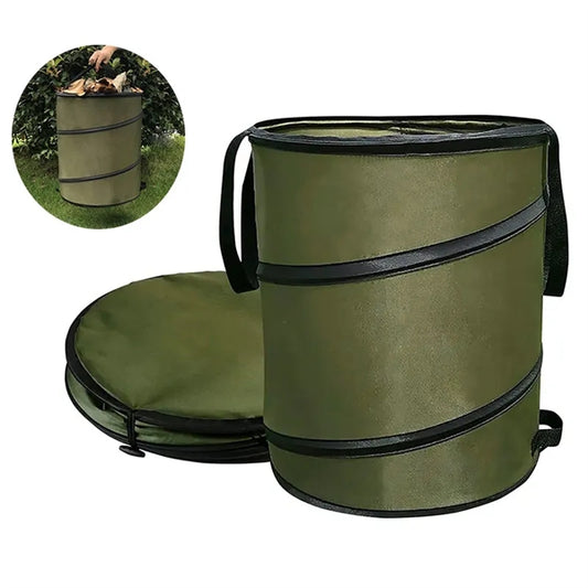 Pop-Up Collapsible Trash Can For Outdoor