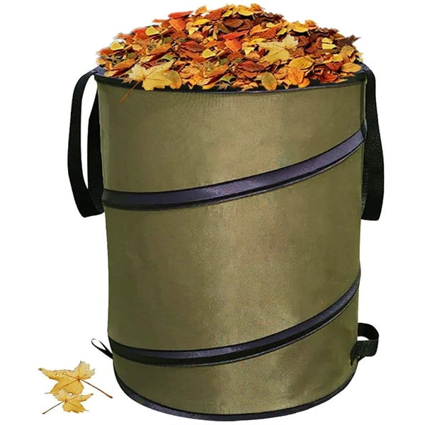 Pop-Up Collapsible Trash Can For Outdoor