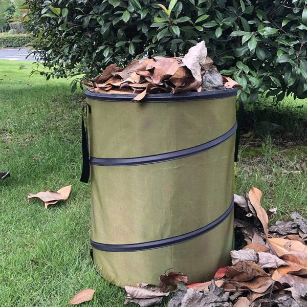 Pop-Up Collapsible Trash Can For Outdoor