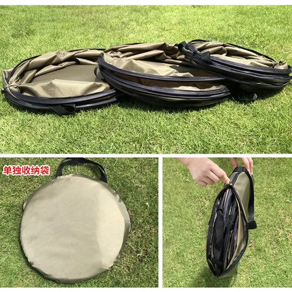 Pop-Up Collapsible Trash Can For Outdoor