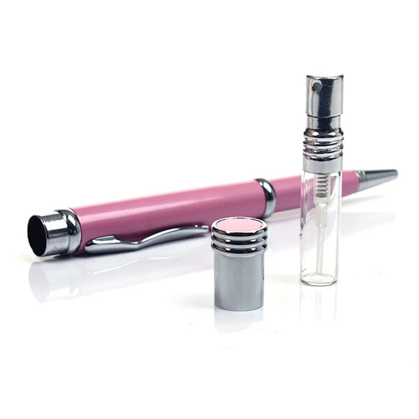 Retractable Twist Open Ballpoint Pen With Spray Bottle