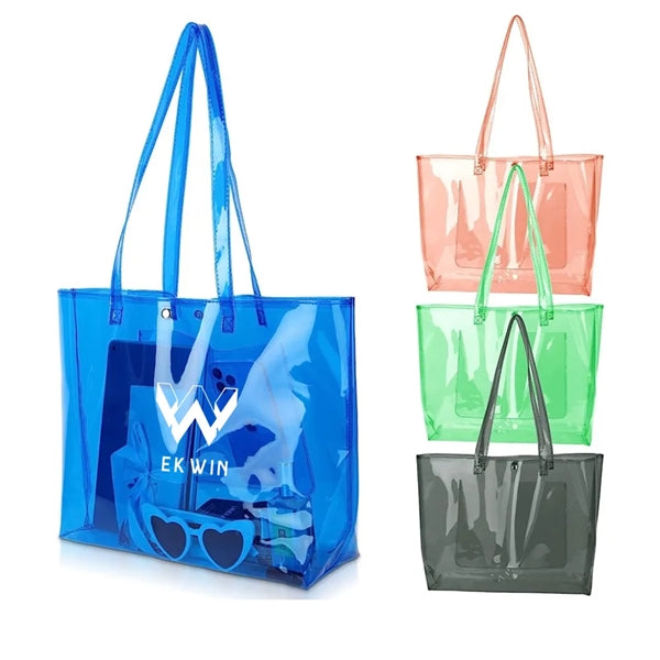 Clear PVC Tote Bag for Stadium