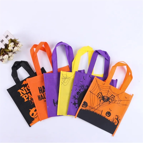 Halloween Tote with Handles Non-Woven Gift Bags
