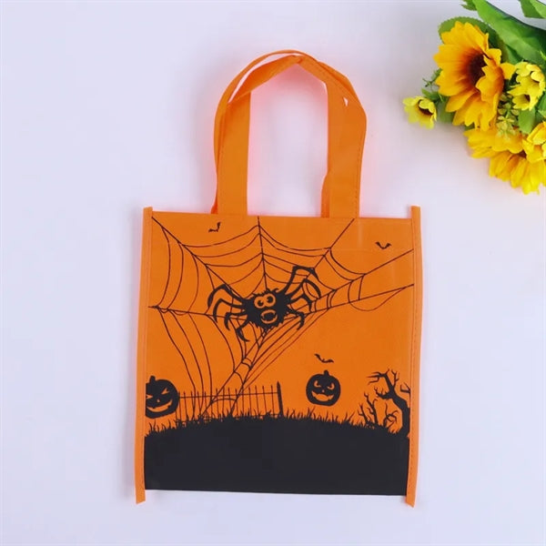 Halloween Tote with Handles Non-Woven Gift Bags