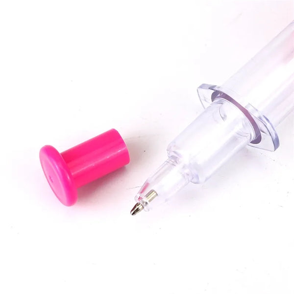 Syringe Ball Pens With Highlighter