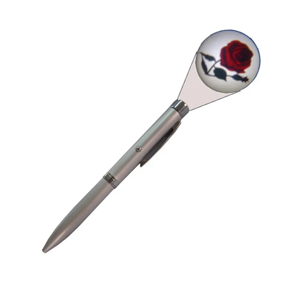 Retractable Ballpoint Pen With LED Projector Custom Logo