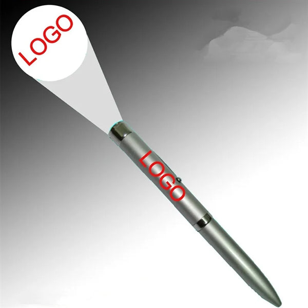 Retractable Ballpoint Pen With LED Projector Custom Logo