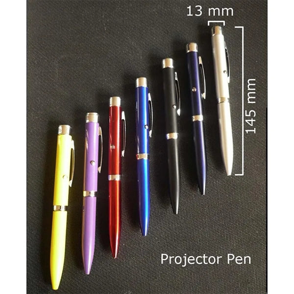 Retractable Ballpoint Pen With LED Projector Custom Logo
