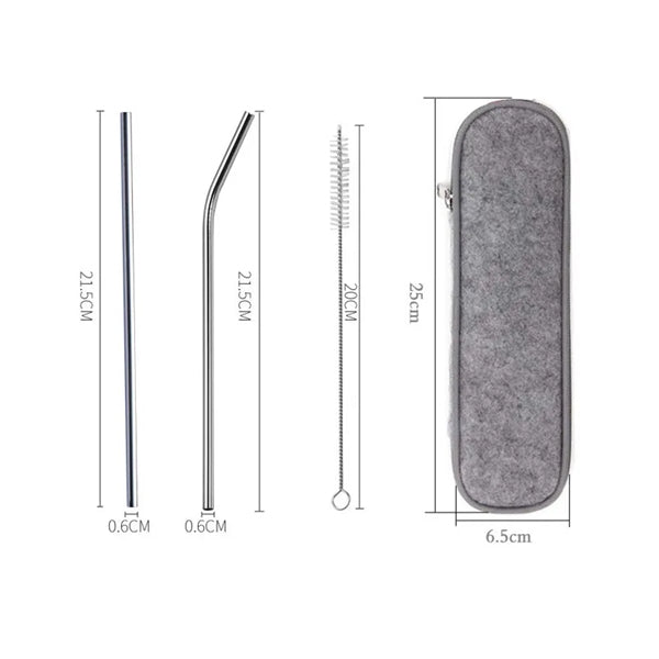 Portable Stainless Steel Tableware Set 8 Pieces
