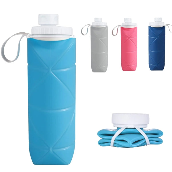 20oz Silicone Collapsible Water Bottle