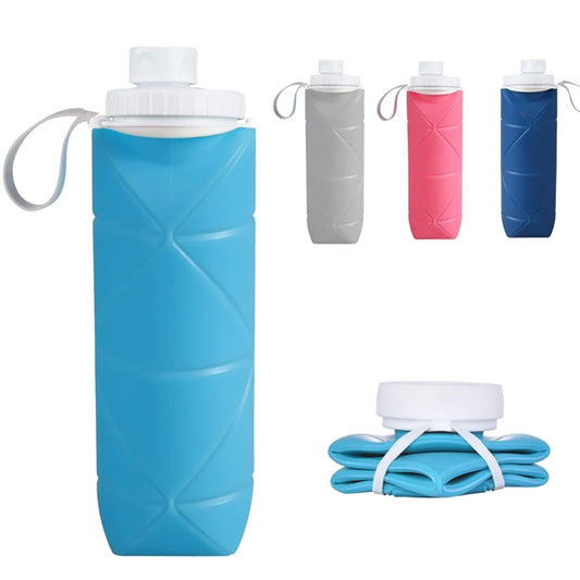 20oz Silicone Collapsible Water Bottle