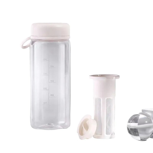 15/20 oz Cold Brew Pitcher Coffee Maker Bottle with Scale