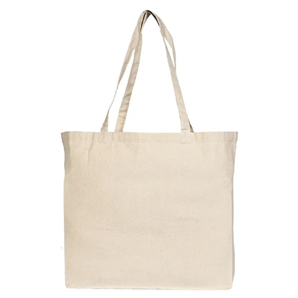 Jumbo Down to Business 10oz Cotton Canvas Tote Bag