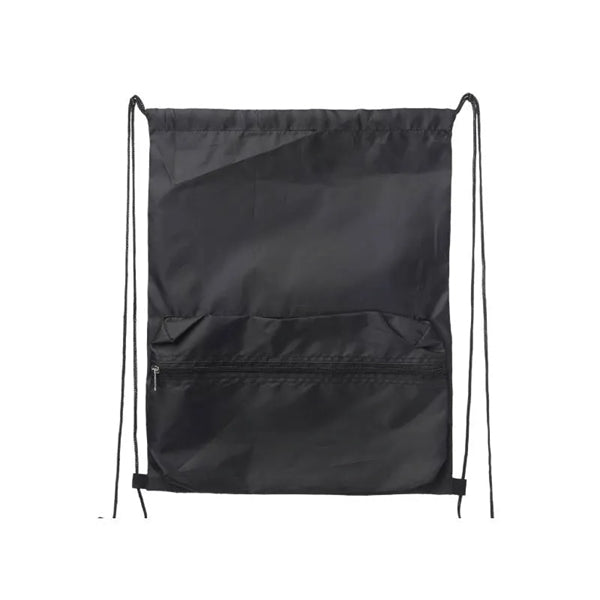 Drawstring Backpack with Front Pocket