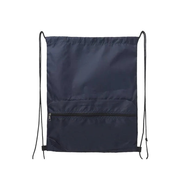 Drawstring Backpack with Front Pocket