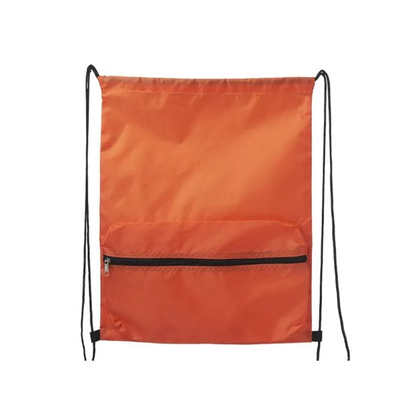 Drawstring Backpack with Front Pocket