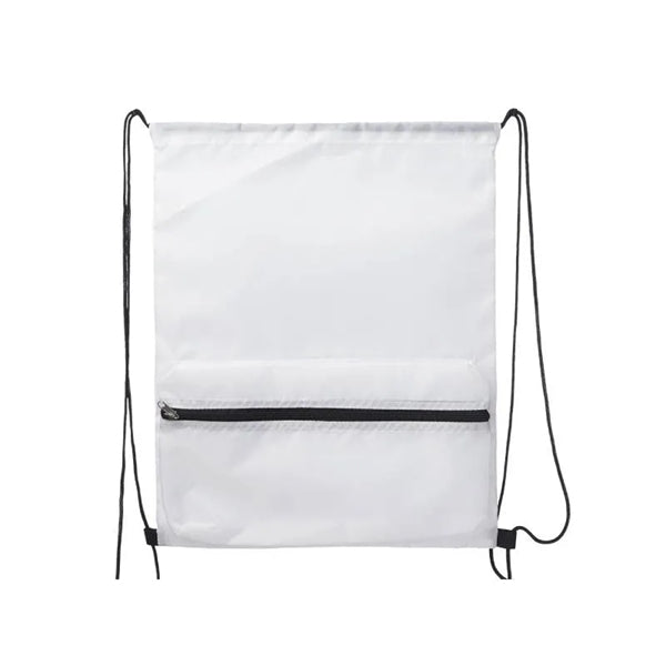 Drawstring Backpack with Front Pocket