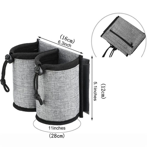 Luggage Cup Holder Free Hand Drink Storage Bag